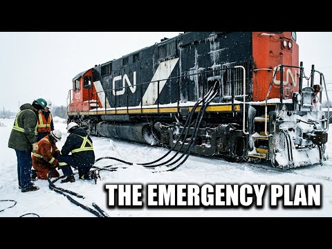 That time a train powered a town - CN 3502