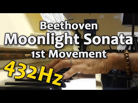 Beethoven - Moonlight Sonata, Movement I ~ 432Hz