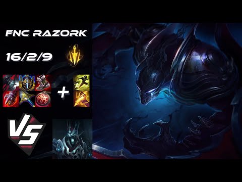 Fnatic Razork JUNGLE Nocturne vs Karthus - EU Challenger Patch 25.S1.4