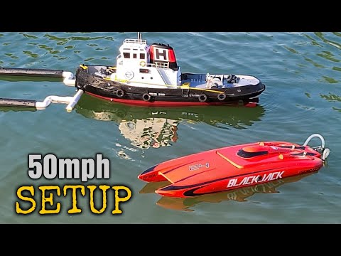 Ultralite 4s Setup Blackjack 24 Walk-around & GPS Test Horizon Harbor Tug Rescue Boat