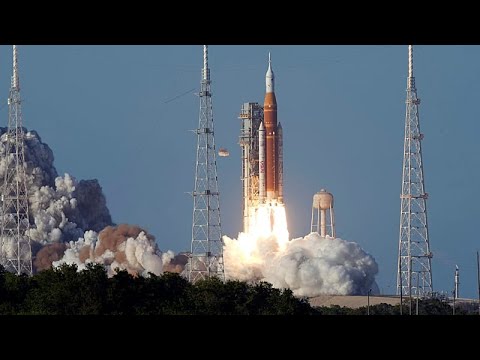 Video Thumbnail: Watch: NASA's Artemis II rocket launches on historic Moon mission