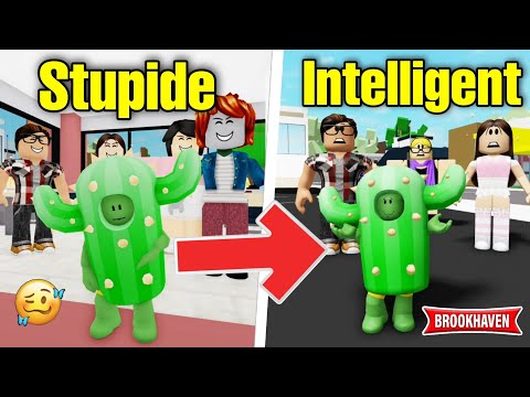 D'UN CACTUS STUPIDE À UN CACTUS SUPER INTELLIGENT ! ROBLOX - BROOKHAVEN RP