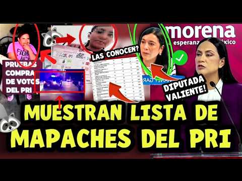 EL PRI DEJÓ RASTRO DE SU COCHINERO #ariadnamontiel  MUESTRA LISTA D LOS MAPACHES #coahuila #noticias