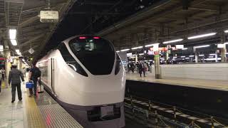 常磐線特急ひたち号東京駅発車