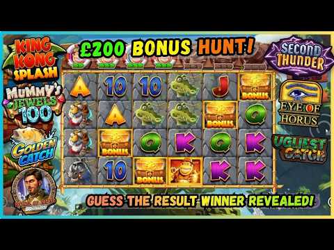 💥£200 ONLINE SLOTS BONUS HUNT! 🎰 UK Casino - Guess The Result & February Giveaway Winners Revealed!🎉