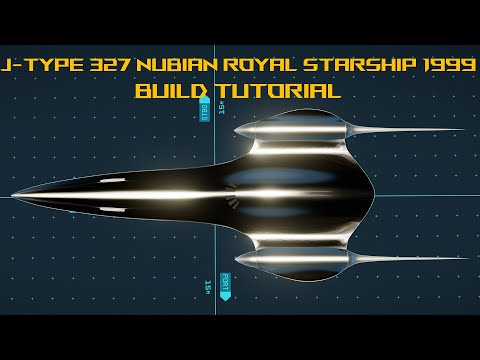 J-type 327 Nubian Royal Starship 1999 (Build tutorial)