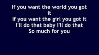 Ashley Tisdale So Much For You Lyrics