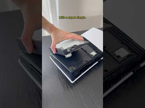 The removable PS5 Pro disc drive features a design that simply snaps in with a single port #PS5Pro