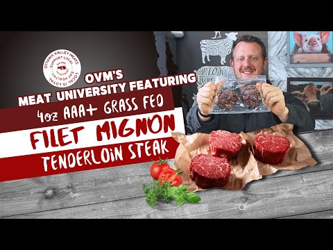 Meat University: 4oz AAA+ Filet Mignon Tenderloin Steak - With Meat Expert Darius Campeau