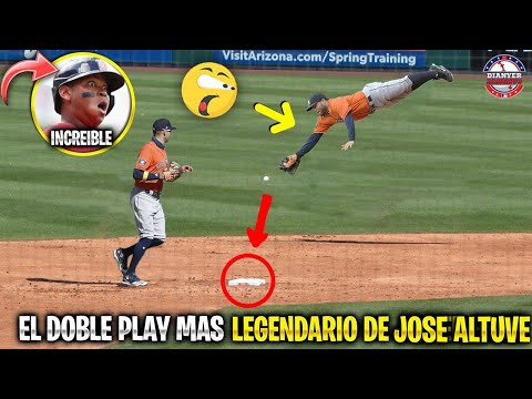 El LEGENDARIO DOBLE PLAY de JOSE ALTUVE que SORPRENDIÓ al MUNDO | MLB