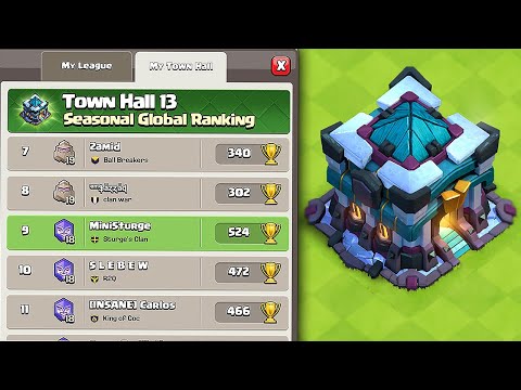 I Finished 9th in the World as a Town Hall 13!! | Clash of Clans