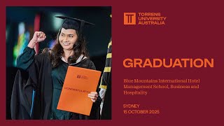 2025 Sydney Graduation for BMIHMS, Business and Hospitality