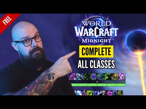 Free COMPLETE New Midnight UI for ALL Classes | Clean, Lightweight, Easy Install