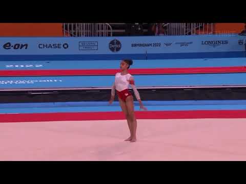 Ondine Achampong (GBR) All Around 2022 Commonwealth Games TF/QF