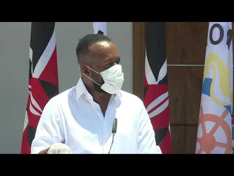 Governor of mombasa H.E hassan ali joho EGH Stepping-up the fight against #coronavirus #pandemic • #