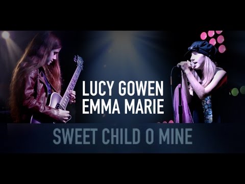 Sweet Child O Mine Music Cover: Lucy Gowen 10 year old guitarist & Emma Marie 10 year old singer