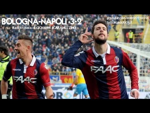 BOLOGNA-NAPOLI 3-2 - Radiocronaca di Giovanni Scaramuzzino (6/12/2015) da Rai Radio 1