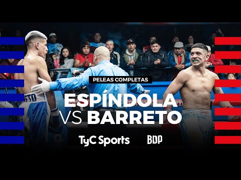 Nahuel Espíndola vs. Dylan Barreto - Boxeo de Primera Promocional - TyCSports Play