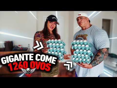 FABIO GIGA E JULIA DETONAM 1260 OVOS  - CAFÉ DA MANHA DO CASAL ALIENÍGENA
