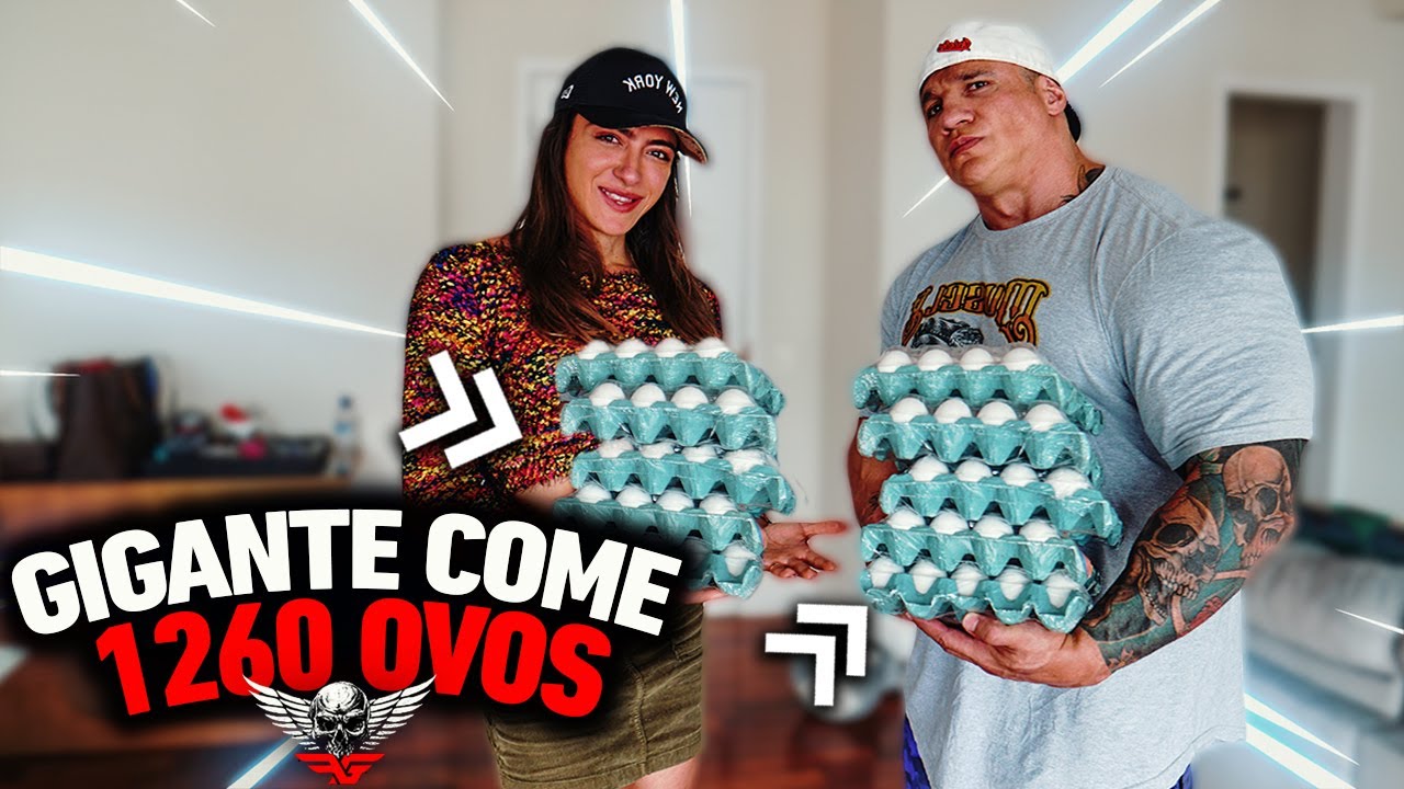FABIO GIGA E JULIA DETONAM 1260 OVOS  - CAFÉ DA MANHA DO CASAL ALIENÍGENA