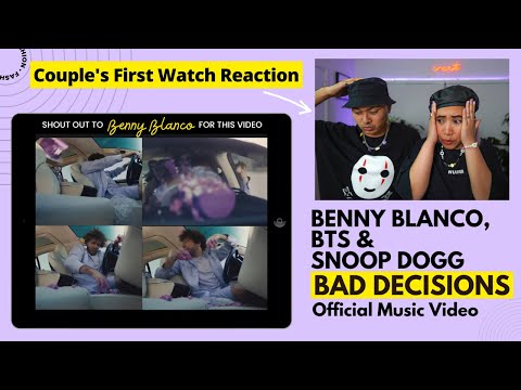 Couple's First Time Watch Reaction to BTS, Benny Blanco, & Snoop Dogg's Bad Decisions