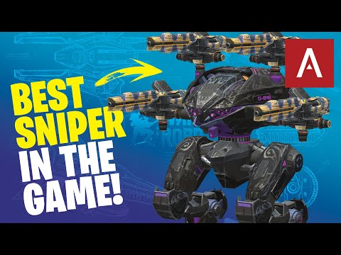 War Robots - Best Medium Range Sniper Leech Wasp With Freezing And Suppression Drone WR Gameplay