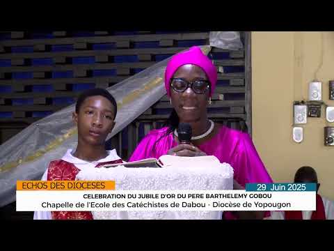 JUBILE D'OR DU PÈRE BARTHÉLEMY GOBOU A DABOU