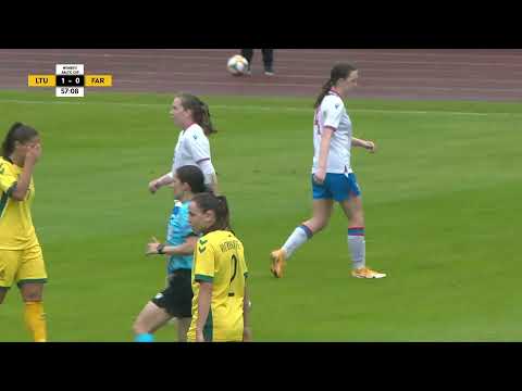 Lietuvos moterų Baltijos taurė: Lietuva - Farerų salos rungtynių santrauka