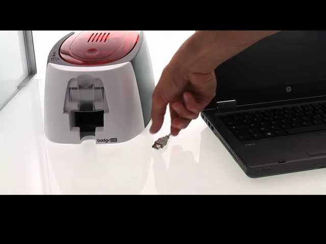 Video teaser for Evolis Badgy 200 ID Card Printer Quick Start Guide