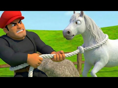 The Great Horse Heist at Old MacDonald’s Farm | Funny Cartoon for Kids 😱🐴 | KidBuddyz