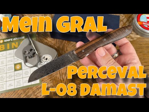🚨 Mein GRAL ‼️  Perceval L-08 DAMAST mit Walnussschalen 🚨