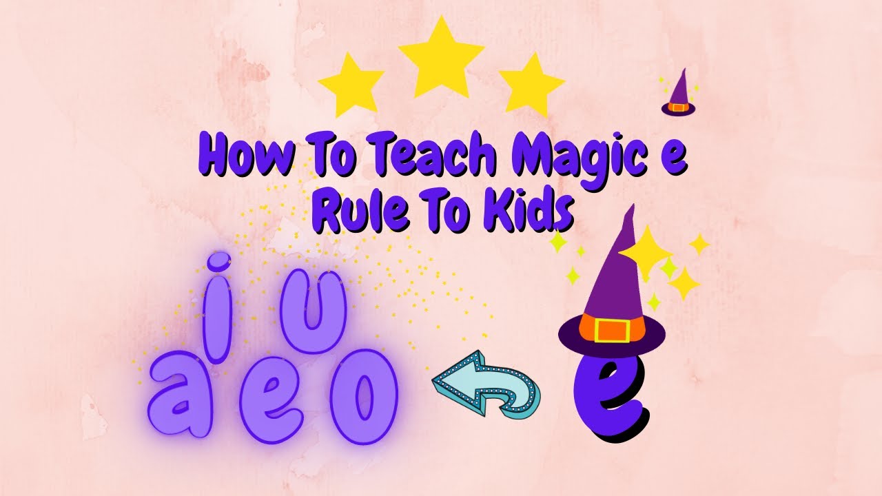 How To Teach The Magic e/ Final e/ Silent e Rule To Kids