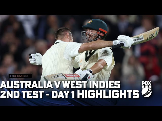 Australia vs West Indies 2nd Test – Day One Match Highlights 08/12/22 | Fox Cricket