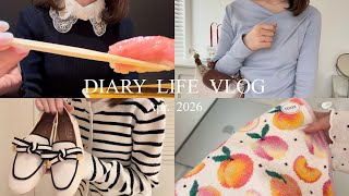 vlog｜都内で働くOLの日常🦢🌸MacBook新調💻購入品🍒(FEILER,SHEIN)銀座で寿司ランチ🍣最近のガチャガチャ紹介