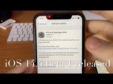 iOS 14.4 beta 1 released!! what's new?