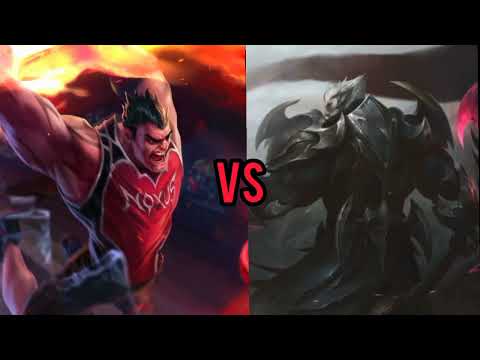 CRİT Darius & AD TANK Darius Full Build VS (WİLD RİFT)
