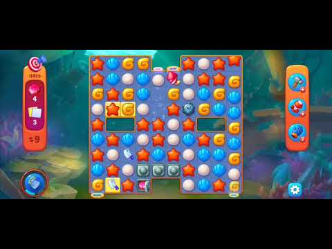 Fishdom Challenge Level 11493 (with Double Lightning Booster) @choraelmin