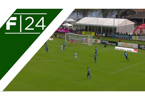 Cibicki's outrageous bicycle kick for Malmo FF