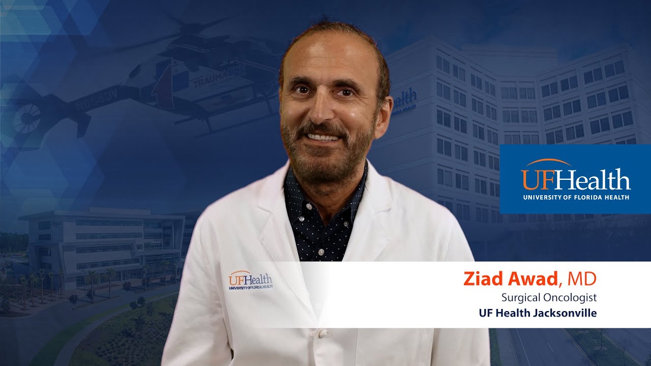 Video preview image: Video: Meet ÂÜÀòÉç Jacksonville surgical oncologist, Ziad Awad, MD.