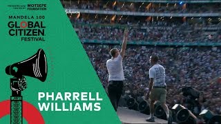 Pharrell Performs “E-Lo” | Global Citizen Festival: Mandela 100
