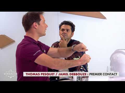 Thomas Pesquet / Jamel Debbouze : premier contact  - Clique Dimanche du 10/12 - CANAL+