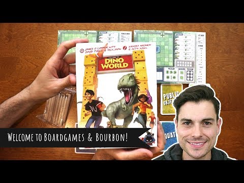 Dino World: Think Jurassic Park the Roll n Write with Interesting Twists