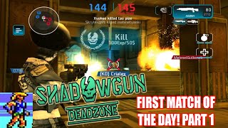 [SGDZ] First match of the day! Part #1 - Epic battle for magic box + bugs! (Shadowgun: Deadzone)