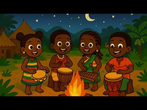 Apprendre à dire Bonjour dans 7 langues africaines 🥁 | Comptine pour enfants – Les Petits Tambours