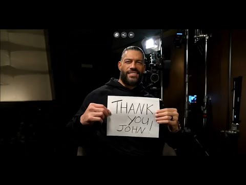WWE Superstars paying tribute to John Cena ahead of his final match this week ❤️ Thank you John