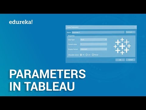 Parameters in Tableau | Tableau Parameters Examples | Tableau Tutorial For Beginners | Edureka