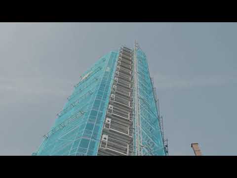 Auf dem Dach von St. Bonifatius