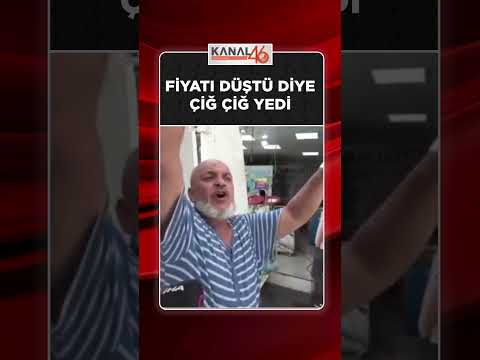 Kilis'te Palamut 100 Liraya Düştü: Tezgahtaki Usta Balığı Çiğ Çiğ Yiyince Görenler Bir Daha Baktı