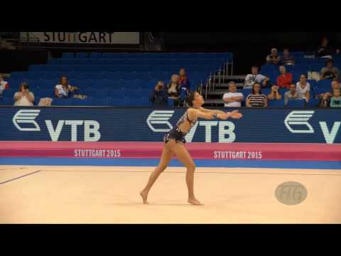 Michelle SANCHEZ SALAZAR (VEN) 2015 Rhythmic Worlds Stuttgart - Qualifications Hoop
