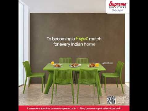 Ornate Plastic Chair With Cushion